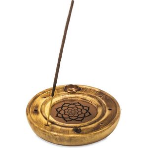 Wierook en Kegeltjes Brander Lotus Mandala (10 cm)