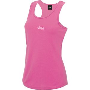 FitProWear Sporthemd Dames - Roze - Maat M - Singlet - Hemd - Sporttop - Hemden - Stringer - Tanktop - Sportkleding - Sporthemd - Fitness hemd - Mouwloos shirt