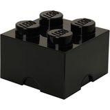 Opbergbox Brick 4, Zwart - LEGO