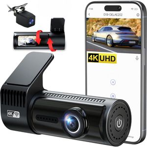Dashcam - Daschcams - Auto - Camera - Vooruit - Achteruit - Video - Autobeveiliging - Parkeerbeveiliging - Recording - Dag en Nacht - Schadepreventie