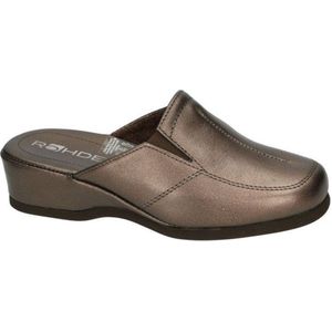 Rohde -Dames - brons - pantoffels - maat 37.5