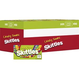 Skittles - Crazy Sours - 16 x 45gr