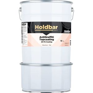 Holdbar Anti Graffiti Topcoating Mat 10 Kg - Maakt Graffiti Verwijderbaar - Graffiti Verwijderen - Glashelder - Transparant - Vrijwel onzichtbaar