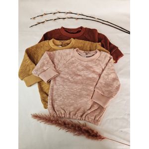 Geraldine Blush baby trui - biologisch katoen | Truitjes & Vestjes | PETITE EvelinaApparel