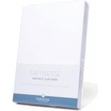 Satinesse Protect Moltonhoeslaken (Color: Weiss-1000,Maat: 160x200)