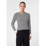 comma - Strickpullover - Gestreepte Pullover - Slim-fit