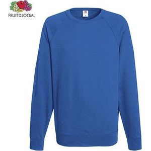 Fruit of the Loom sweater ronde hals maat L Heren (Marineblauw)