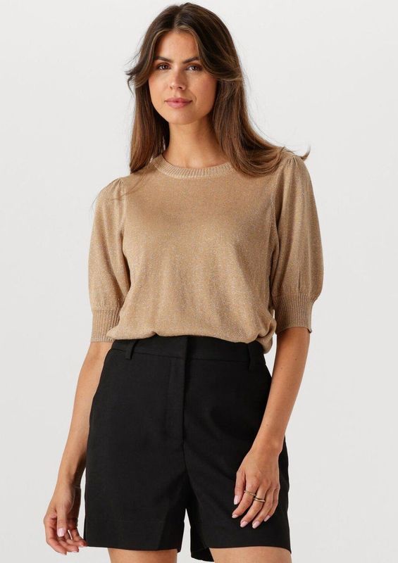 minus - Trui 'Liv' - Camel - Gebreide Trui