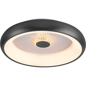 Vertigo Plafondlamp LED CCT 3100lm zwart d:45cm dimbaar - Modern - Leuchten Direkt