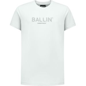 Ballin Amsterdam - Jongens Regular fit T-shirts Crewneck SS - Light Green - Maat 6