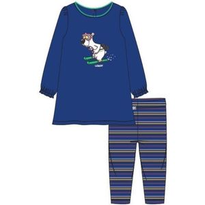 Woody Meisjes pyjama blauw - maat 3 mnd