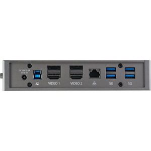 StarTech Hybride Universeel USB-C USB-A Dock - Dual HDMI/DP