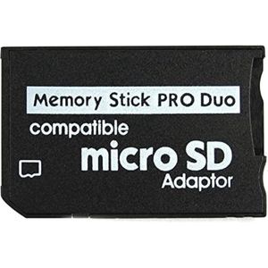 Micro SD naar Memory Stick Adapter | Compatibel met PSP en meer | max. 64 GB