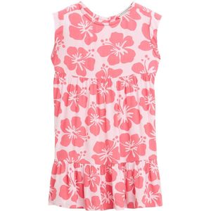 TOM TAILOR - Jurk - Pink - Bloemenprint - Korte Lengte - Normale Pasvorm