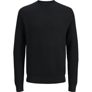 Jack & Jones - JPRBLUBARKLEY KNIT CREW NECK - Gebreide Trui - Zwart