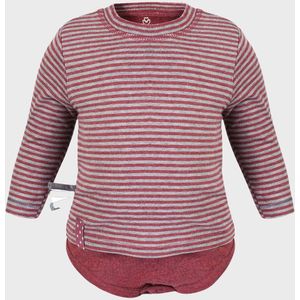 Baby T-shirt met lange mouwen OrganicEra Organic Baby T-shirtbody, gestreept