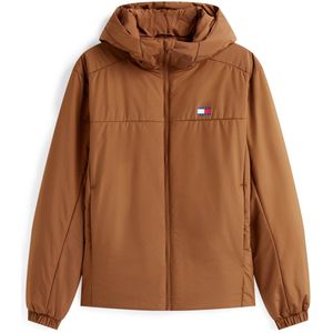 Tommy Jeans Jas Tjm Padded Poly Jack Dm0dm22065 Pecan Nut Mannen Maat - M