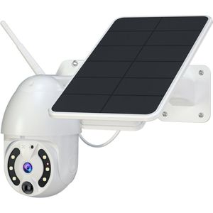 4G PTZ camera met zonnepaneel