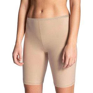 Fine Woman - Dames Boxershort - Huidkleur - Katoenen Slip met Lange Pijpjes