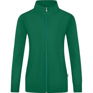 Jako Doubletex Sweaterjas Dames - Groen | Maat: 48