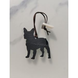 Sparq Home - Wijnnotitie Hond met krijt - speksteen - verpakkingsmateriaal met boodschap - relatiegeschenk - cadeau moederdag