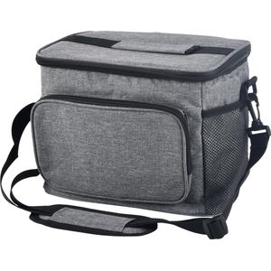 Opvouwbare koeltas, klein, geïsoleerde tas van 10 liter, lunchtas, waterdichte thermische tas voor werk, heren, dames, lekvrije picknicktas, autokoelbox voor picknick, buiten, strand, winkelen