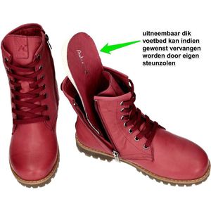 Andrea Conti -Dames - roze donker - laarzen - maat 36