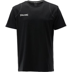 Spalding Essential T-Shirt Kinderen - Zwart | Maat: 128