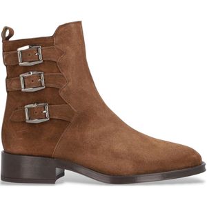 Alpe Bruine Couture Leren Enkellaarsjes