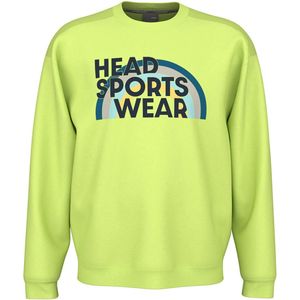 HEAD - Men Rally Crewneck - Vesten - Lightlime - Polyester