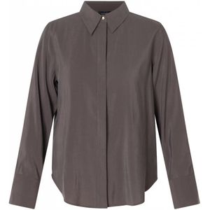 YEST CURVE Giselle Tops - Chocolate Brown - maat X-0(44)