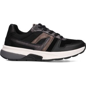 Gabor 845.1 Sneakers - Leren Sneaker - Dames - Zwart - Maat 38,5