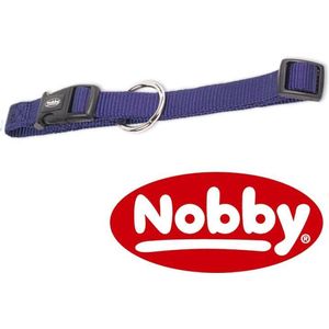 Nobby halsband classic blauw 40-55 x 1 cm - 1 st