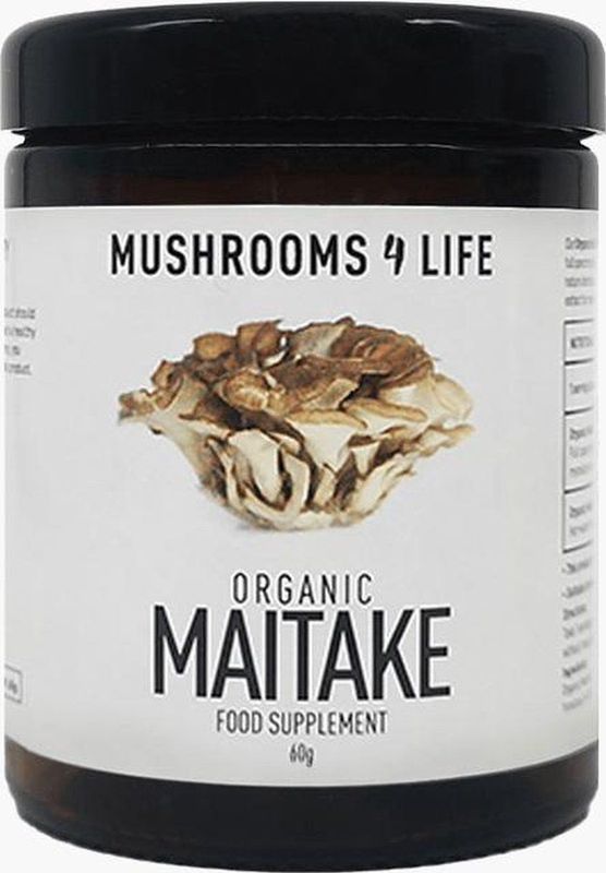 Mushrooms for Life - Maitake Poeder - Biologisch - 60 Gram