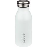 Abbey Drinkfles Dubbelwandig - Victoria - 0.35 L - Wit/Zilver - 0,35 L