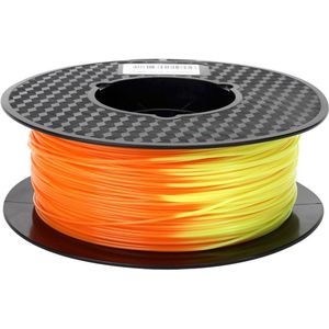 Oranje naar geel 3D-printer kleurverandering PLA-filament 1,75 mm 1 kg 3D-printfilament temperatuur 3D-pen filament 3D-printmateriaal