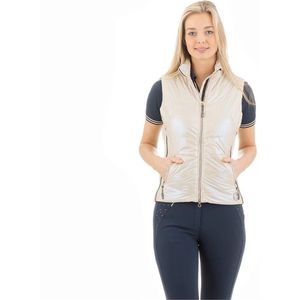 Anky bodywarmer Waistcoat Stepped maat s cremekleur