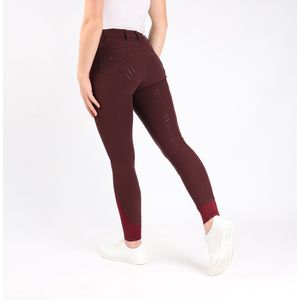 Easy Rider Rijbroek Evita Siliconen Donkerrood - 40