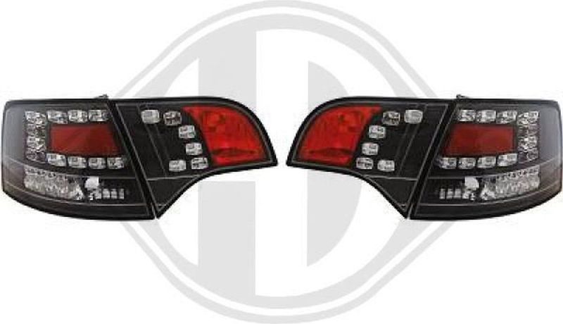 Audi - Set Achterlichten - Zwart - LED - Diederichs 1017898