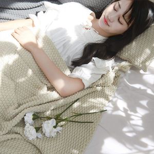 Gebreide Deken Plaid voor Bank, Bed en Picknick - Warm en Zacht met Franjes