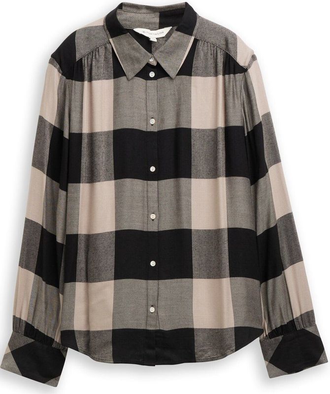 TOM TAILOR - Blouse - Blauw - Klassieke Blouse