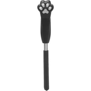 Telescopische massageapparaat - achterschraper - rugkrabber met schattige kattenklauw - uittrekbare telescopische rugkrabber voor het lichaam van roestvrij staal - massage en ontspanning