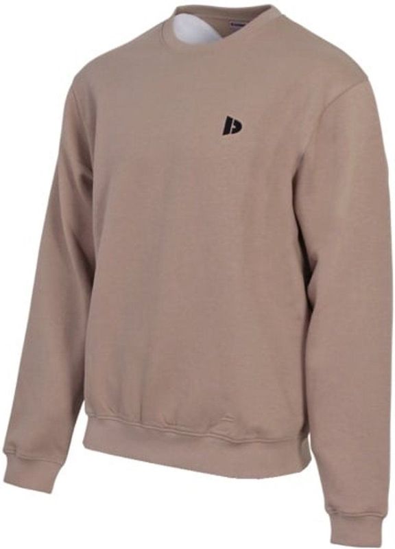 Donnay - Dean - Fleece Sweater - Taupe-grey - Sporttrui - Heren