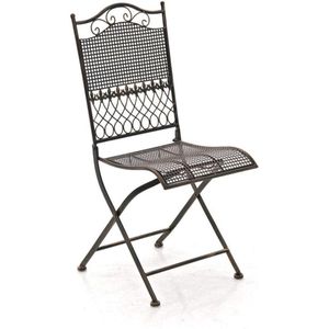 Nostalgische Klapstoel in Bronzen Kleur voor Terrazzo en Tuin
