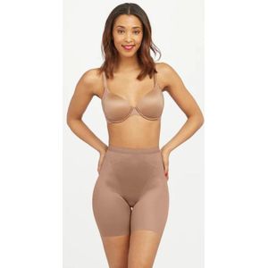 Spanx Thinstincts 2.0 Mid Thigh Short | Kleur Café au Lait (Dark Nude) I Maat XL