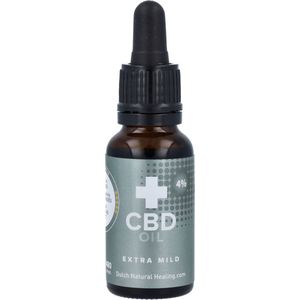 DNH - CBD olie mild 4% 20ML - Full Spectrum - Rijkste in terpenen - Meest gevarieerde cannabinoïden - Beste Entourage Effect