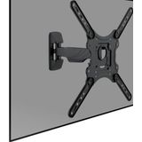 Cavus WME101 Universele TV muurbeugel - Ophangbeugel voor 23-55"" TV's - max. 35kg - Full motion beugel