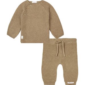 Noppies - Kledingset - 2delig - Trui Pino - Broek Grover - Light Green - Rib breisel - Maat 50