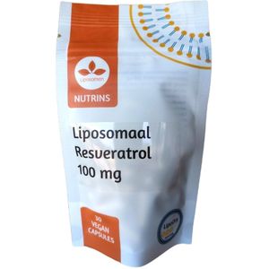 Nutrins resveratrol capsules liposomaal 30 capsules - 100 mg Resveratrol