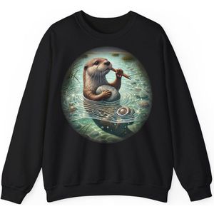 Slack-Pack - Steve the Floatter - Sweatshirt - Zwart - L